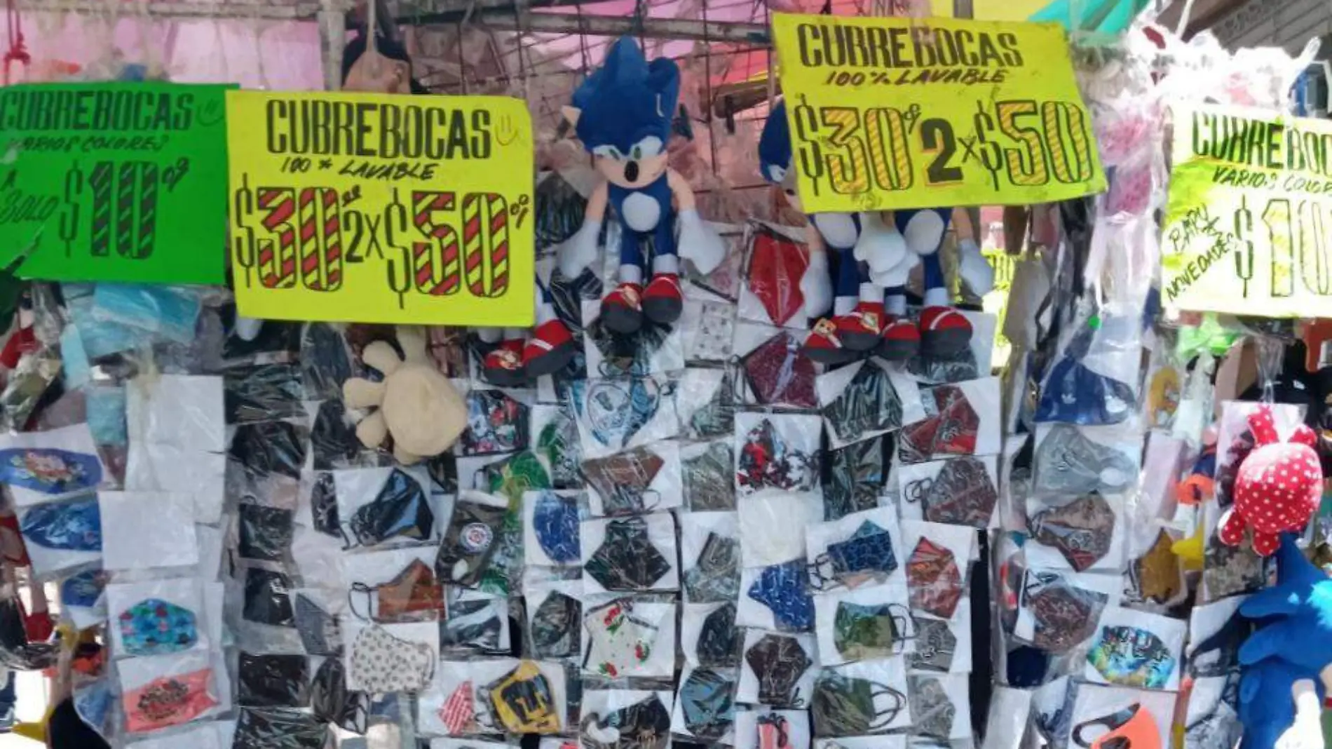 baja venta de cubrebocas en SLP 5